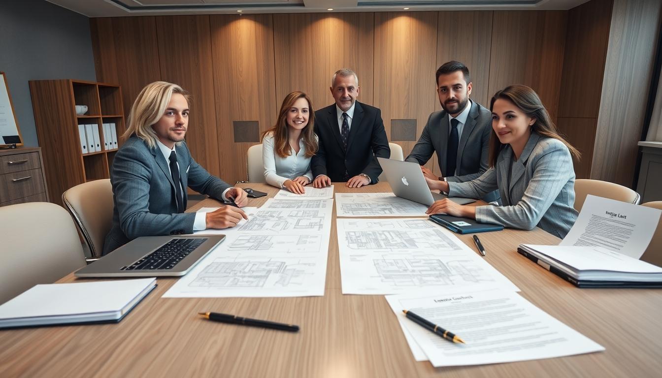 Senior legal team and family support